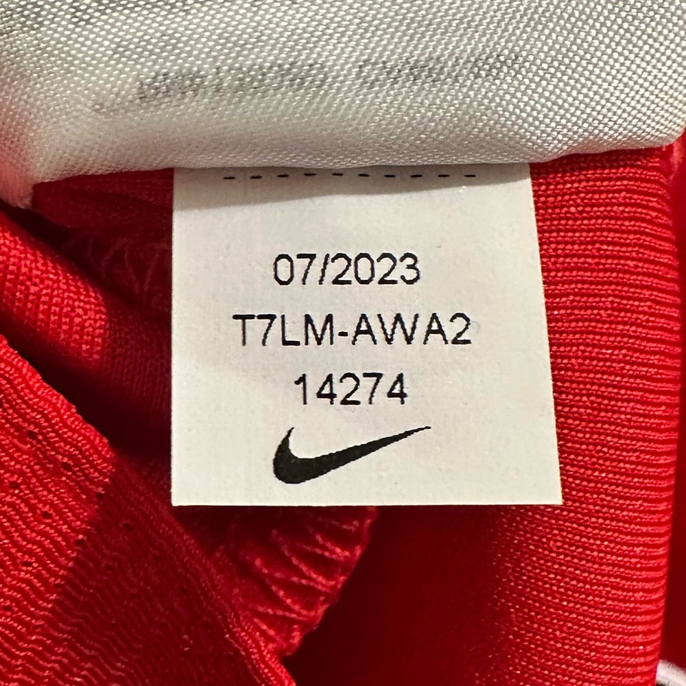 Nike Men's Atlanta Braves Ronald Acuña Jr. #13 Red Alternate Baseball Jersey - Picture 13 of 15